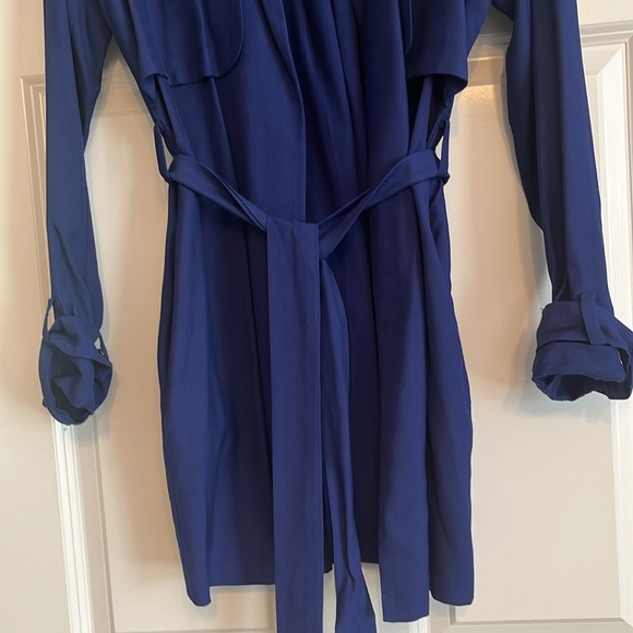 Poema Women’s Deep Purple Long Jacket Great Condition - Picture 3 of 10